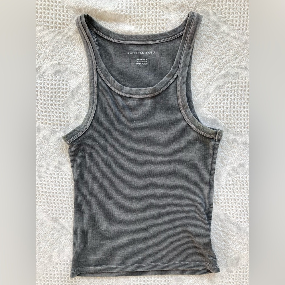 American Eagle Grey Tank Top
